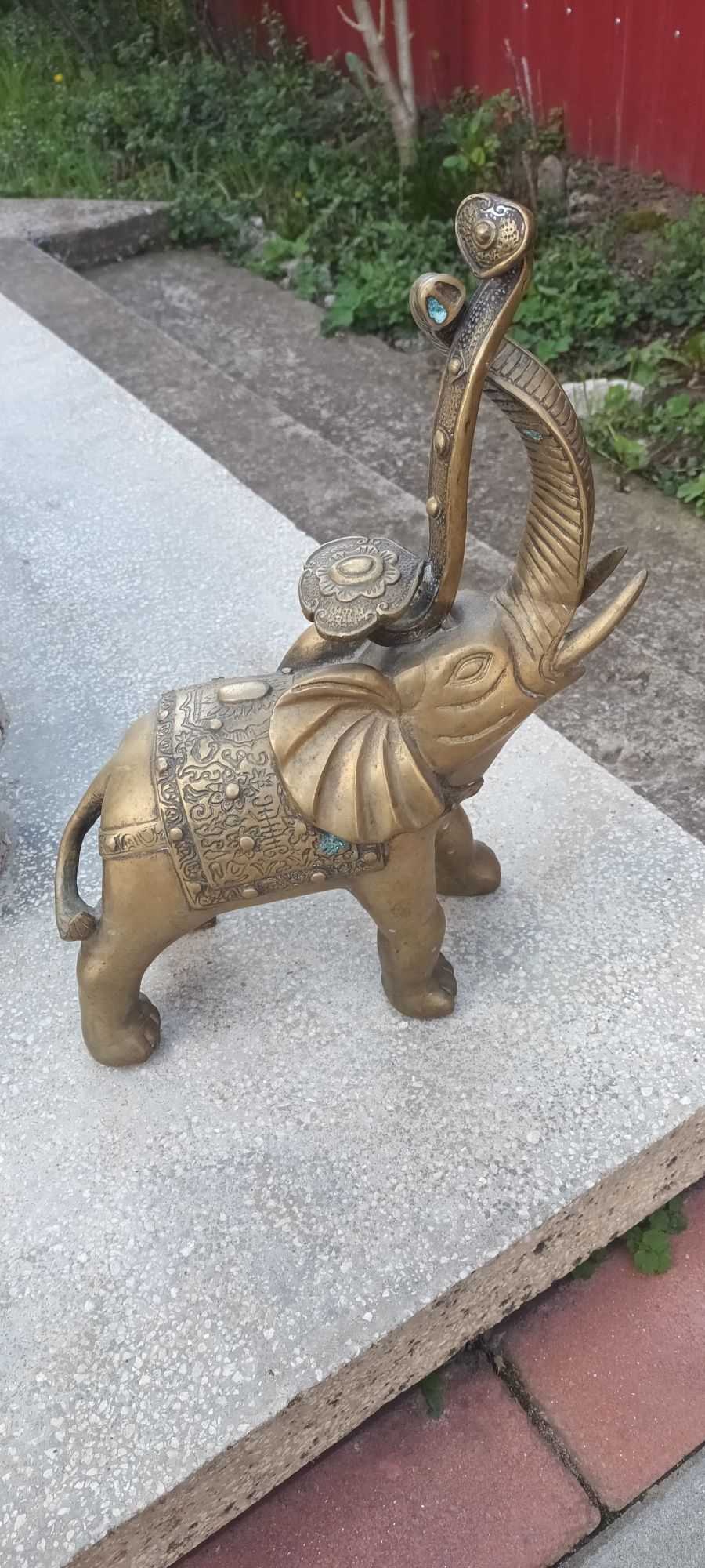 Elefant vechi din Bronz, Detalii Frumoase!
