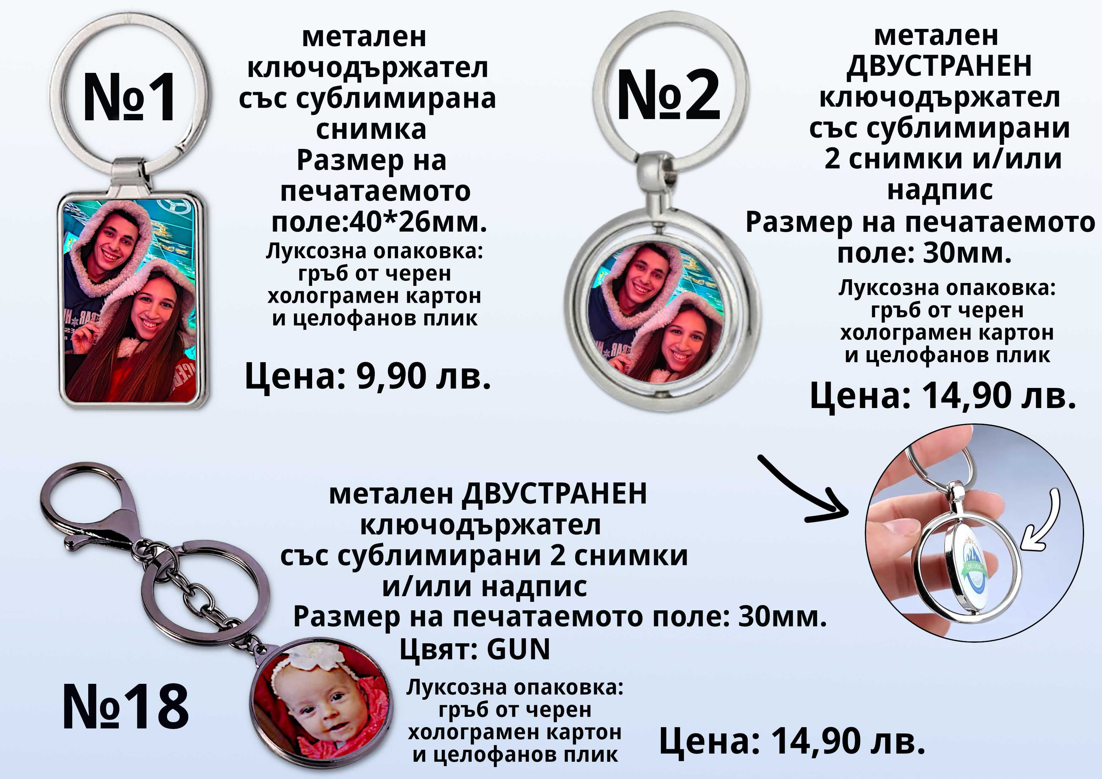 Ключодържател с Ваша снимка-перфектният подарък за всеки празник