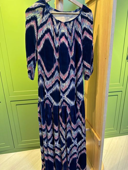 Платье из помбархата.