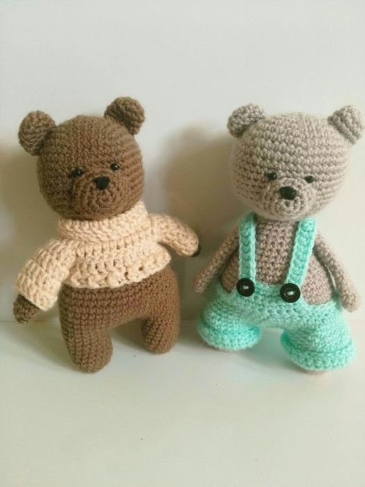 Вязаные.   мишки