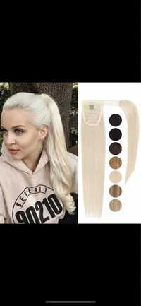 Extensie coada blond diverse nuante