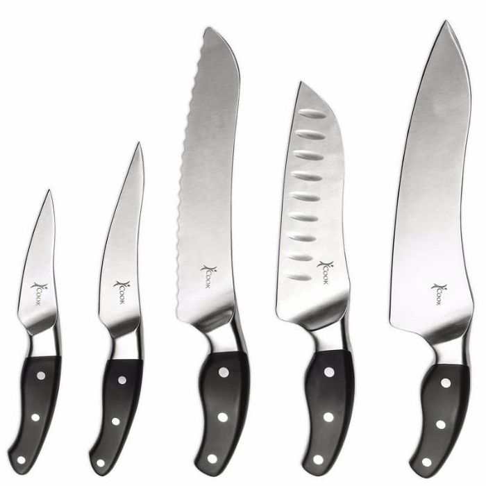 Набор из пяти ножей iCook в футляре.Посуда iCook™ из стали Amway Амвей