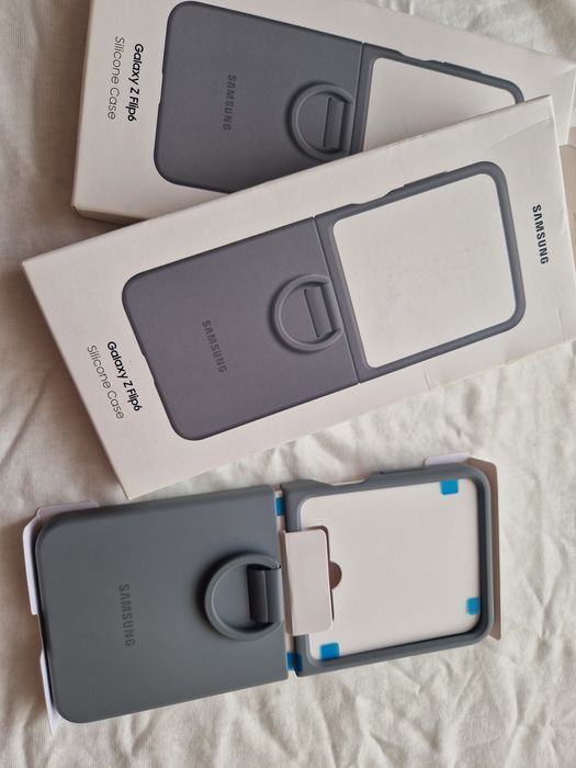 Husa Silicon Originala Samsung Galaxy Z flip 6, flip7 fe!Noua