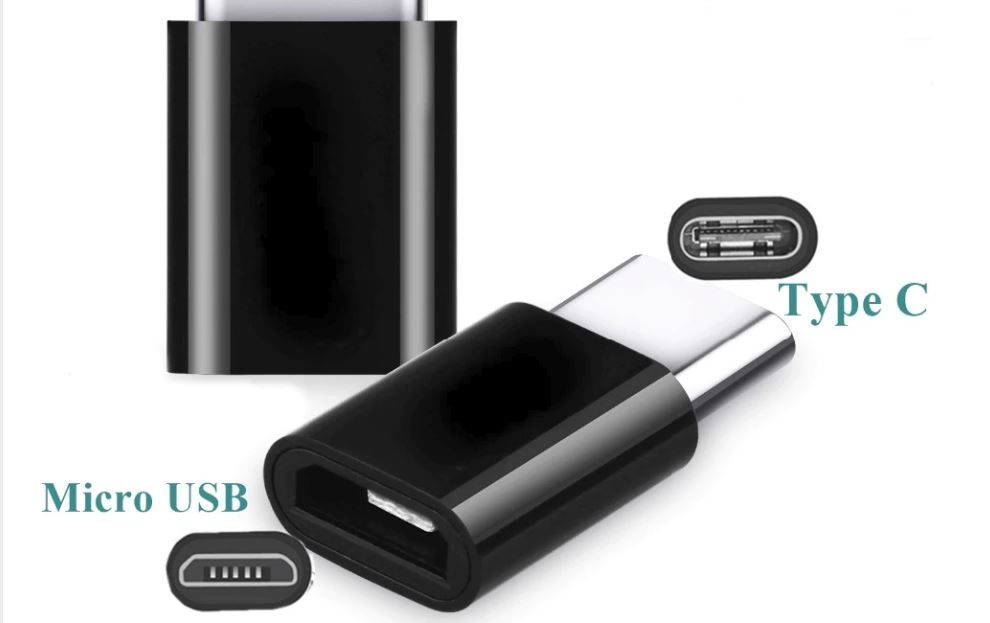Преходник micro USB -USB type C