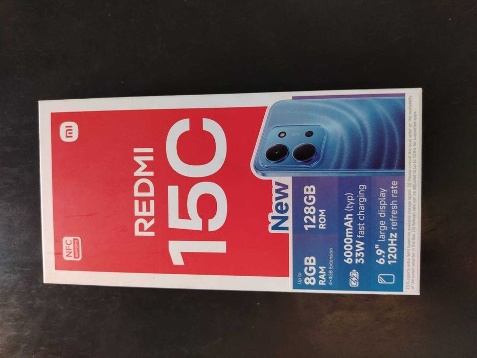Redmi 15C – Nou, Sigilat, 8GB RAM / 128GB