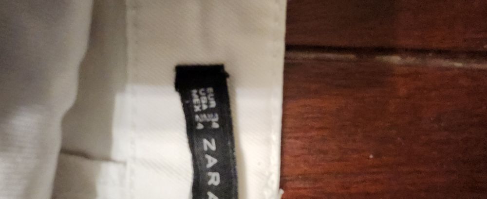 Fusta damă  alb Zara