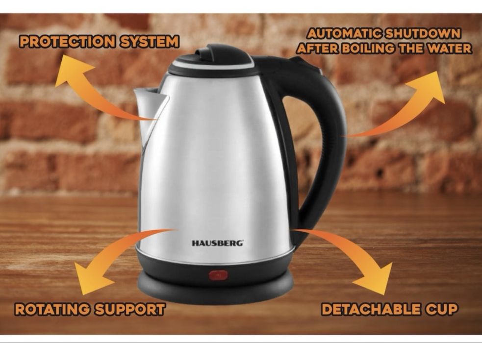 Fierbator/ cana electrica inox Hausberg