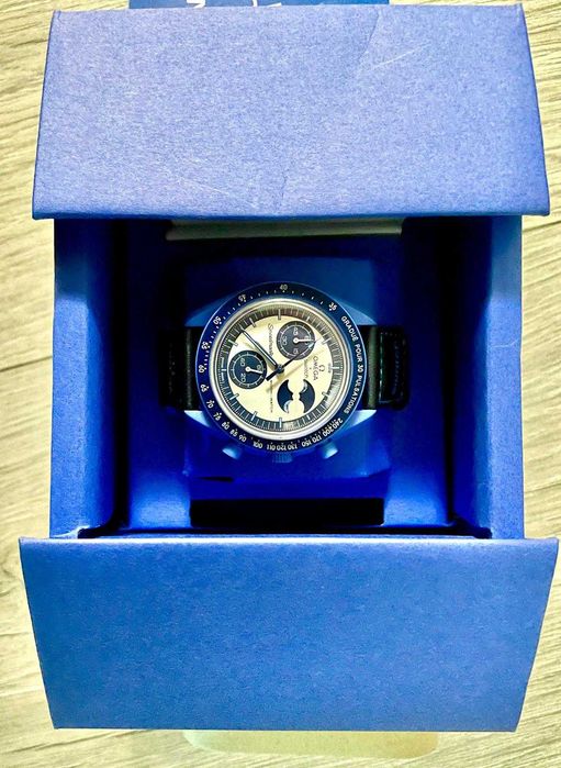 Ceas Swatch - Omega Mission to the Moon Phase