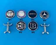 Емблема Mercedes Benz, метална тапа, мерник, мерцедес, w211,w220,w203