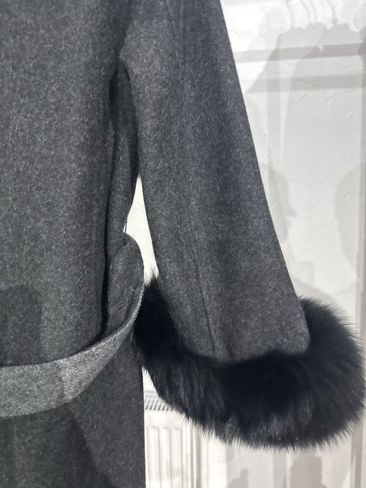 Palton Lana Alpaca Negru