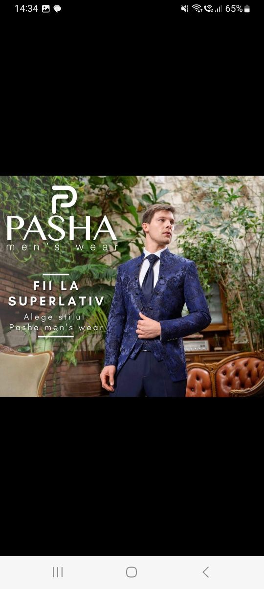 Vând costum de mire  Pasha Men