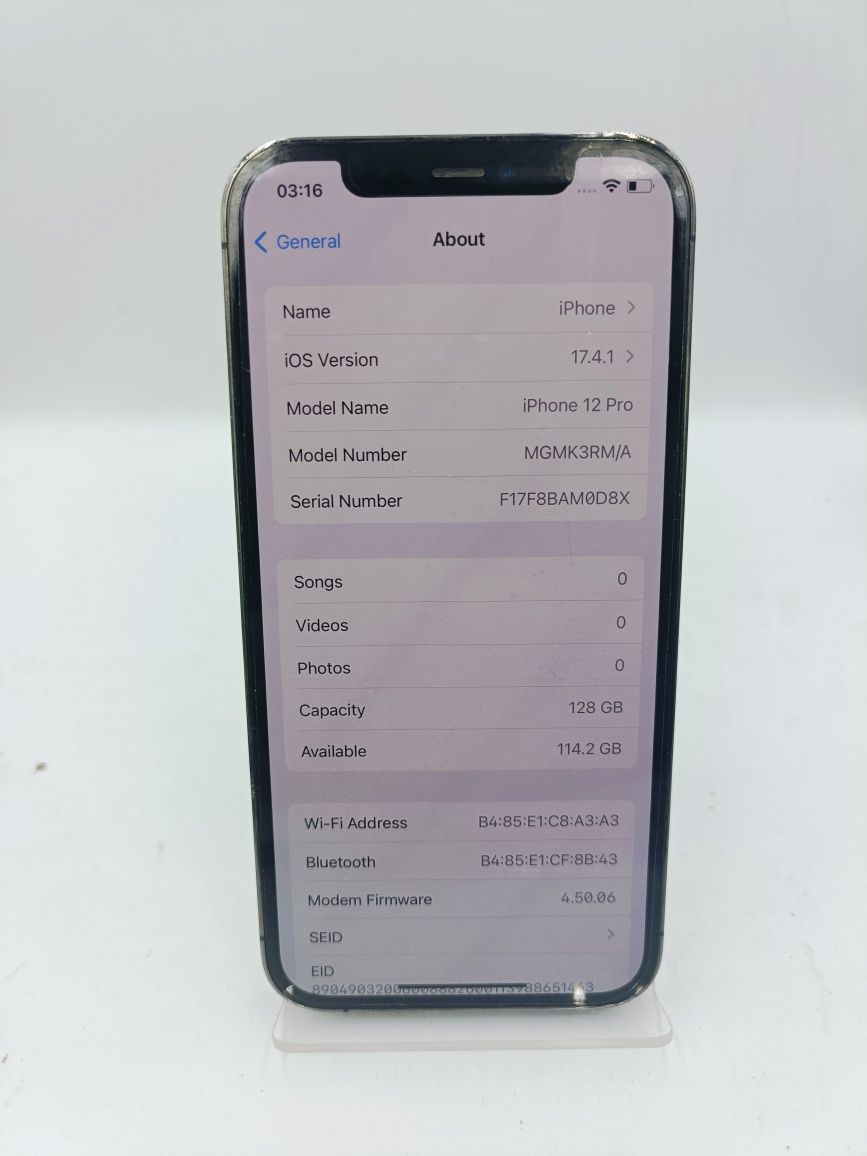 IPhone 12 Pro AO29740  128 GB 80% Baterie NeverLock