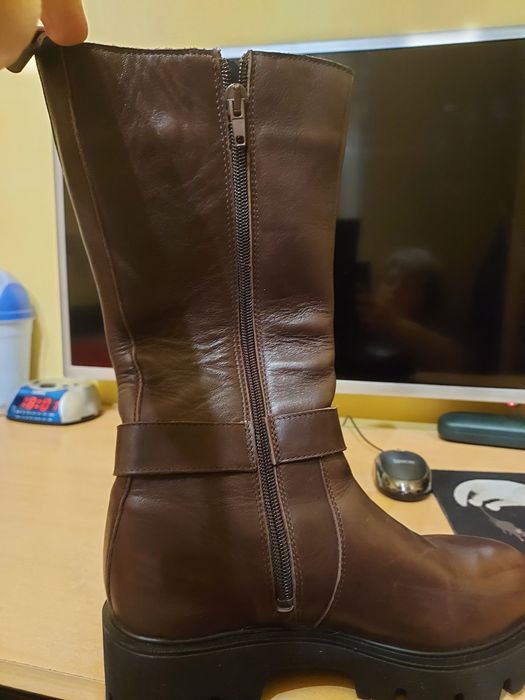 Cizme fete din piele mărimea 34