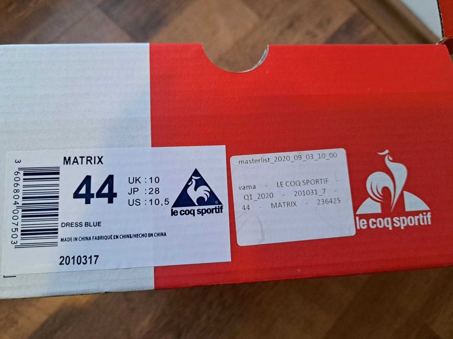 Pantofi sport Le Coq Sportif Matrix, noi, mărimea 44 – preț negociabil