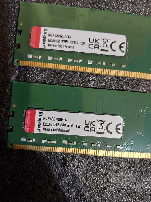 32GB DDR4 Kingston Fury  3200Mhz, 2666Mhz