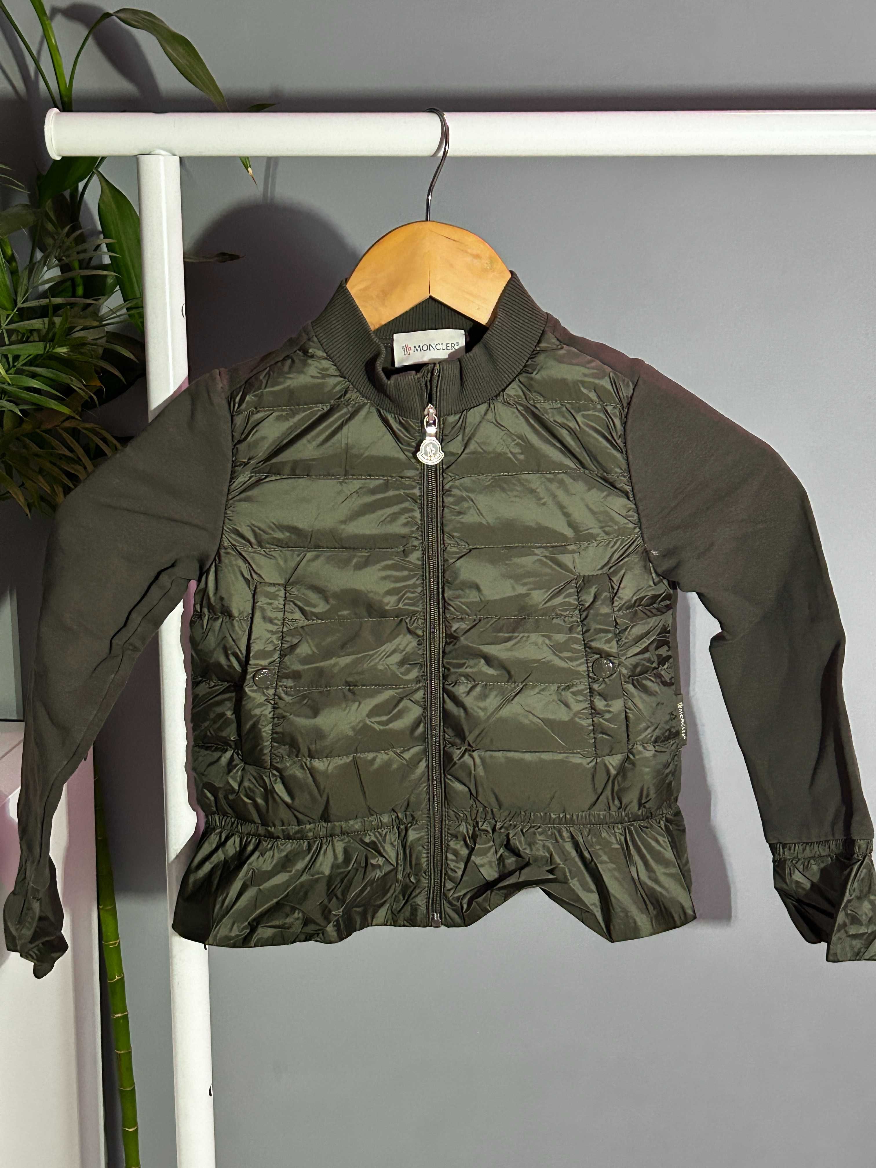 Moncler Bomber Dark Green Jacket Kids 6y