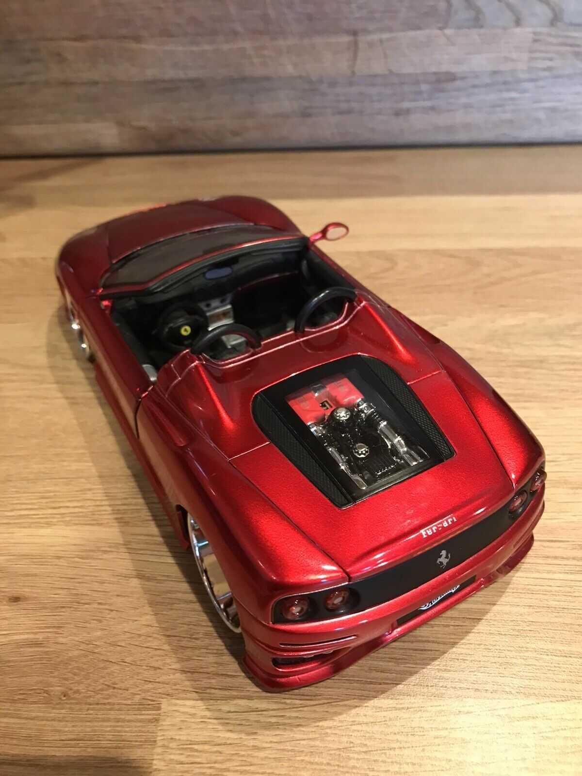 Метална количка Hot Wheels Ferrari 360 Spider 1/24 Dropstars Custom