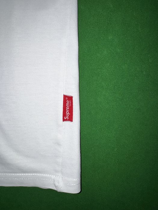 SUPREME tricou alb