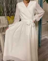 Вечернее платье белое