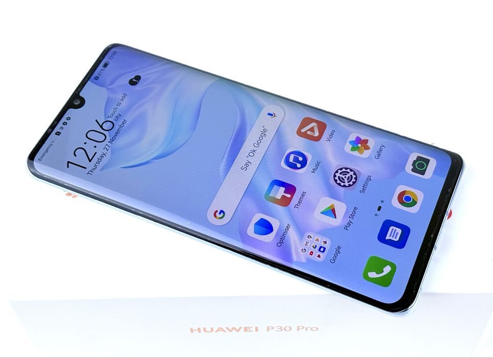 Huawei P30 Pro 128GB 6RAM Breathing Crystal Отличен! Гаранция!