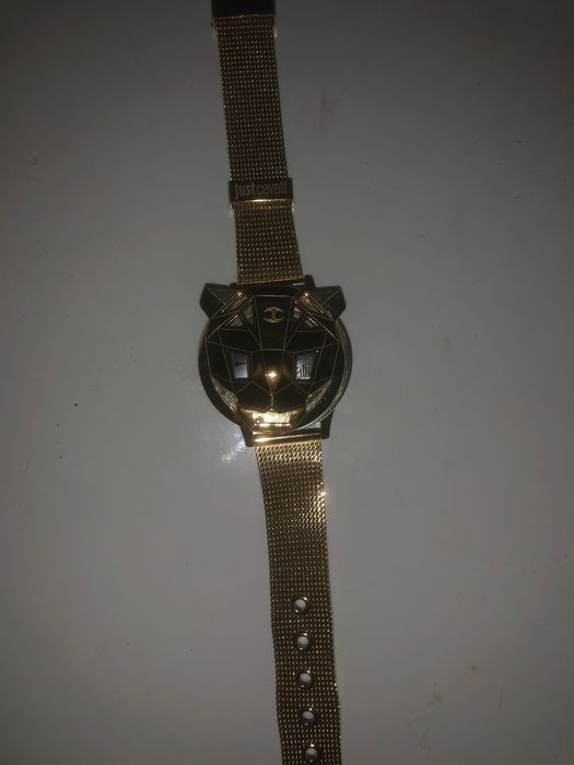 Just Cavalli часовник модел just tiger с подвижен капак