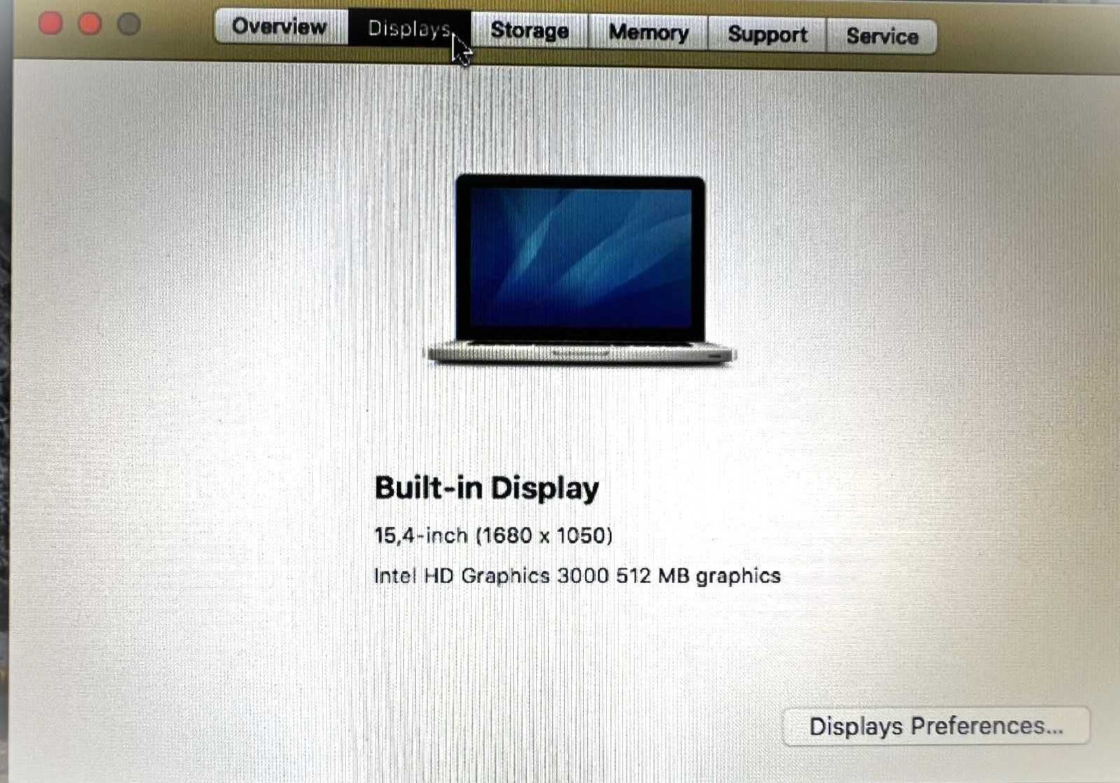 MacBook Pro [256 SSD, 15-inch, Early 2011]