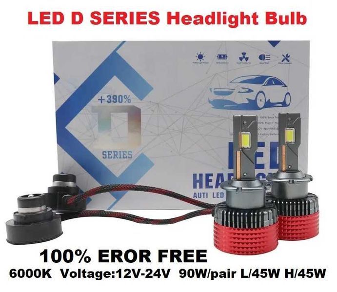 D2S/D2R LED крушки за xenon +390%, комплект