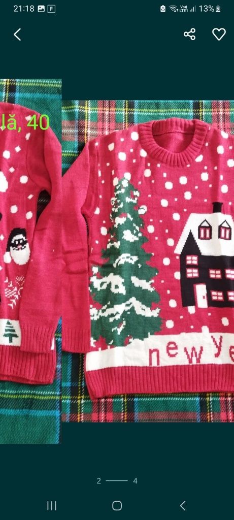 Super preț pulovere dama Crăciun