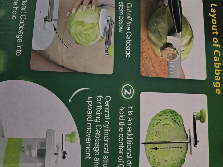 Aparat de tocat varza