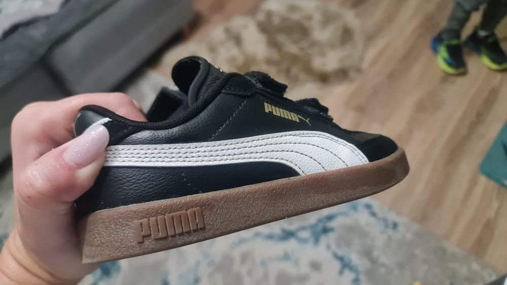 Adidasi Puma 31 negru cu auriu