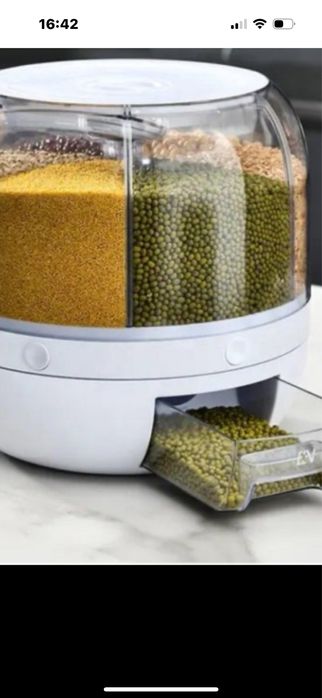 Кухненски органайзер за зърнени храни