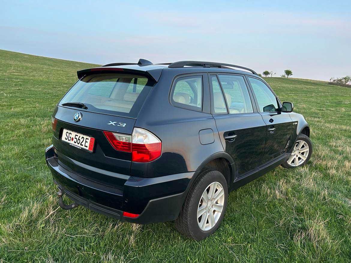 BMW X3 2007 150 cp 4x4 Panoramic, Semi piele crem...