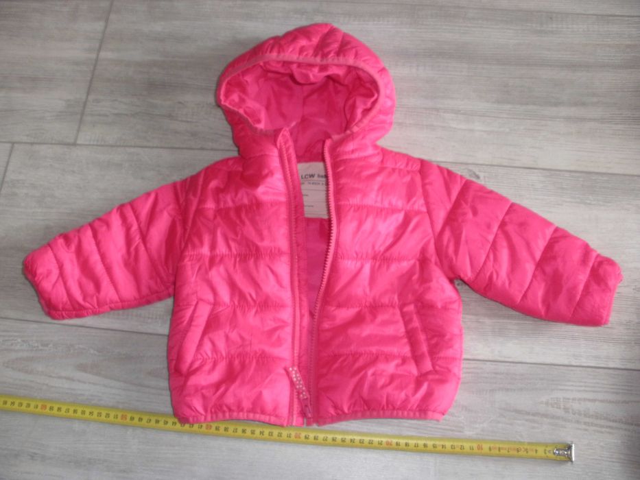 Детско зимно яке-розово