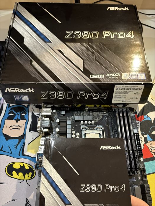 Asrock Z390 Pro4 + Intel Core i5 8600K