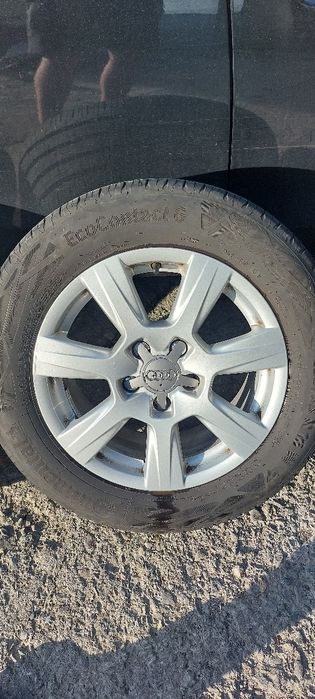 Jante Audi a4 b8 cu tot cu cauciucuri de vara Continental
