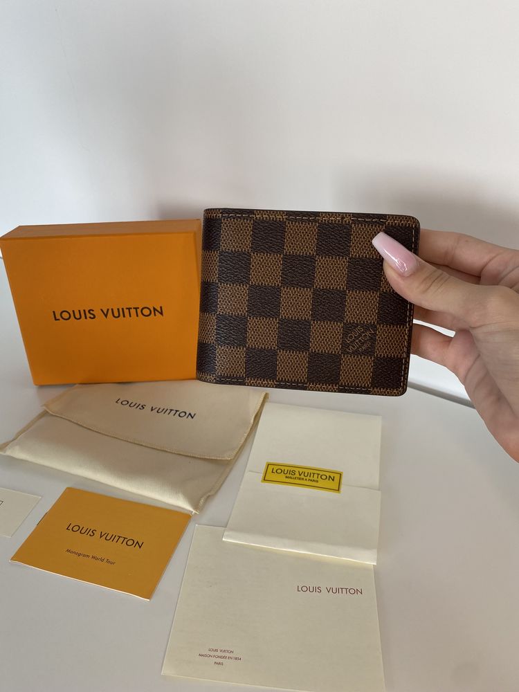 Portofel Louis Vuitton piele canvas 100% cutie inclusă