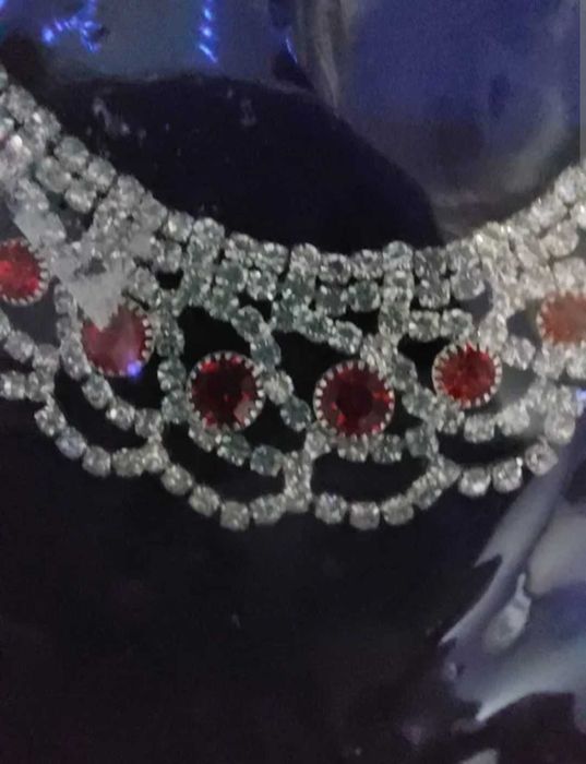 Set bijuterii de lux din aliaj cu pietricele