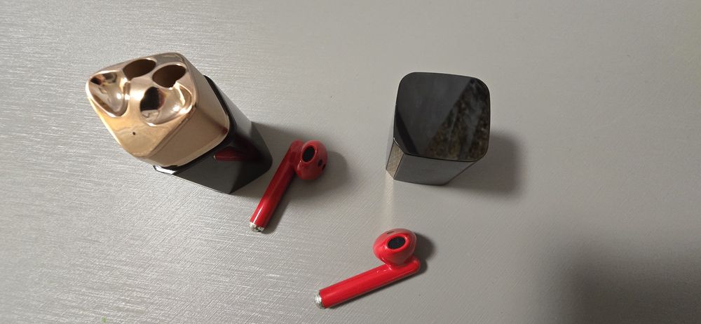 Casti wireless Huawei Freebuds Lipstick, Active Noise Cancelling, Red