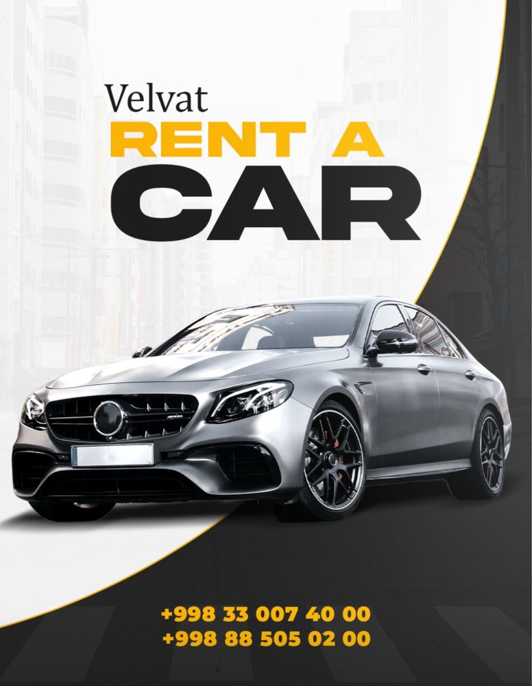 Velvet Rent Car kunlik va oylik avtomobillar