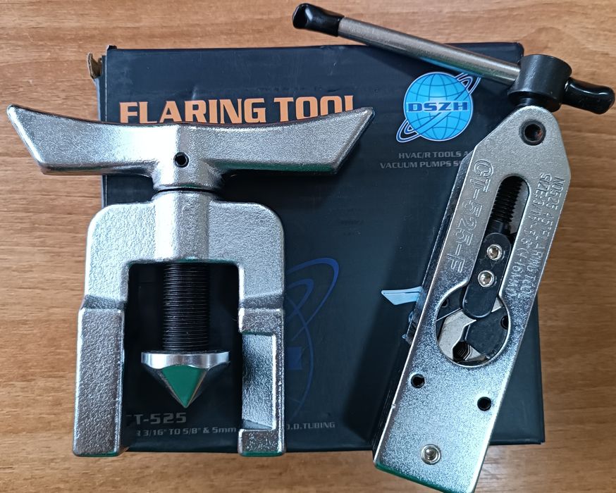 Развальцовочный набор, развальцовка