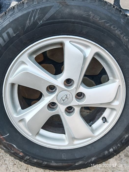 Jante r16 cu cauciucuri 215 70 R16 de iarna