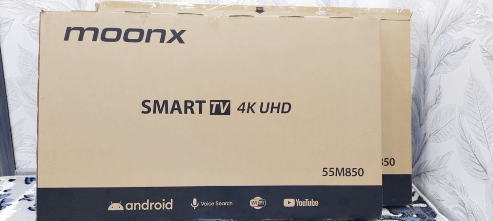 MOONX телевезорлари янги очилмаган 55 лик