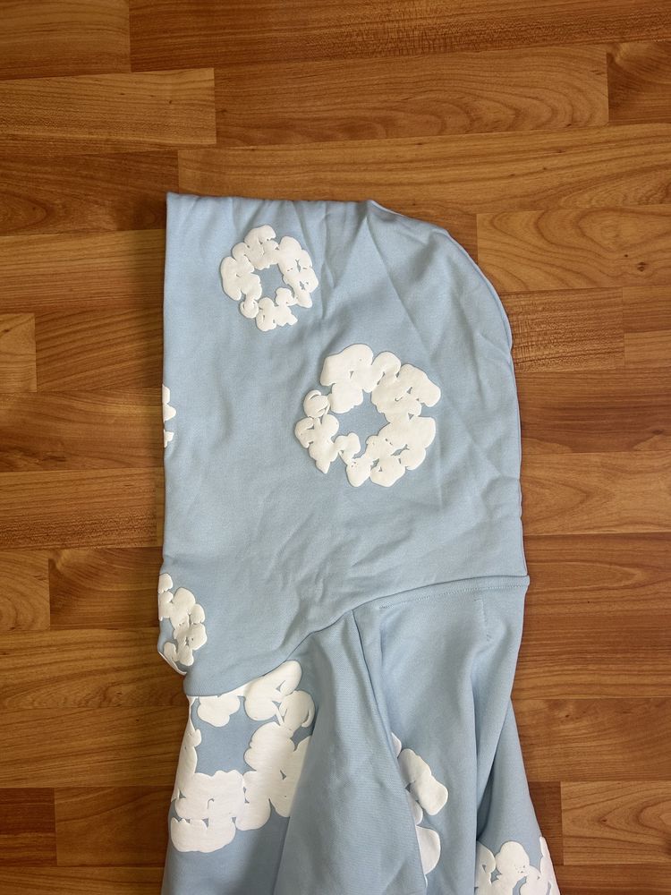 Hanorac Denim Tears Albastru Deschis