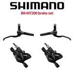 Set Frane Disc Shimano Alivio MT200, Fata-Spate, Hidraulice