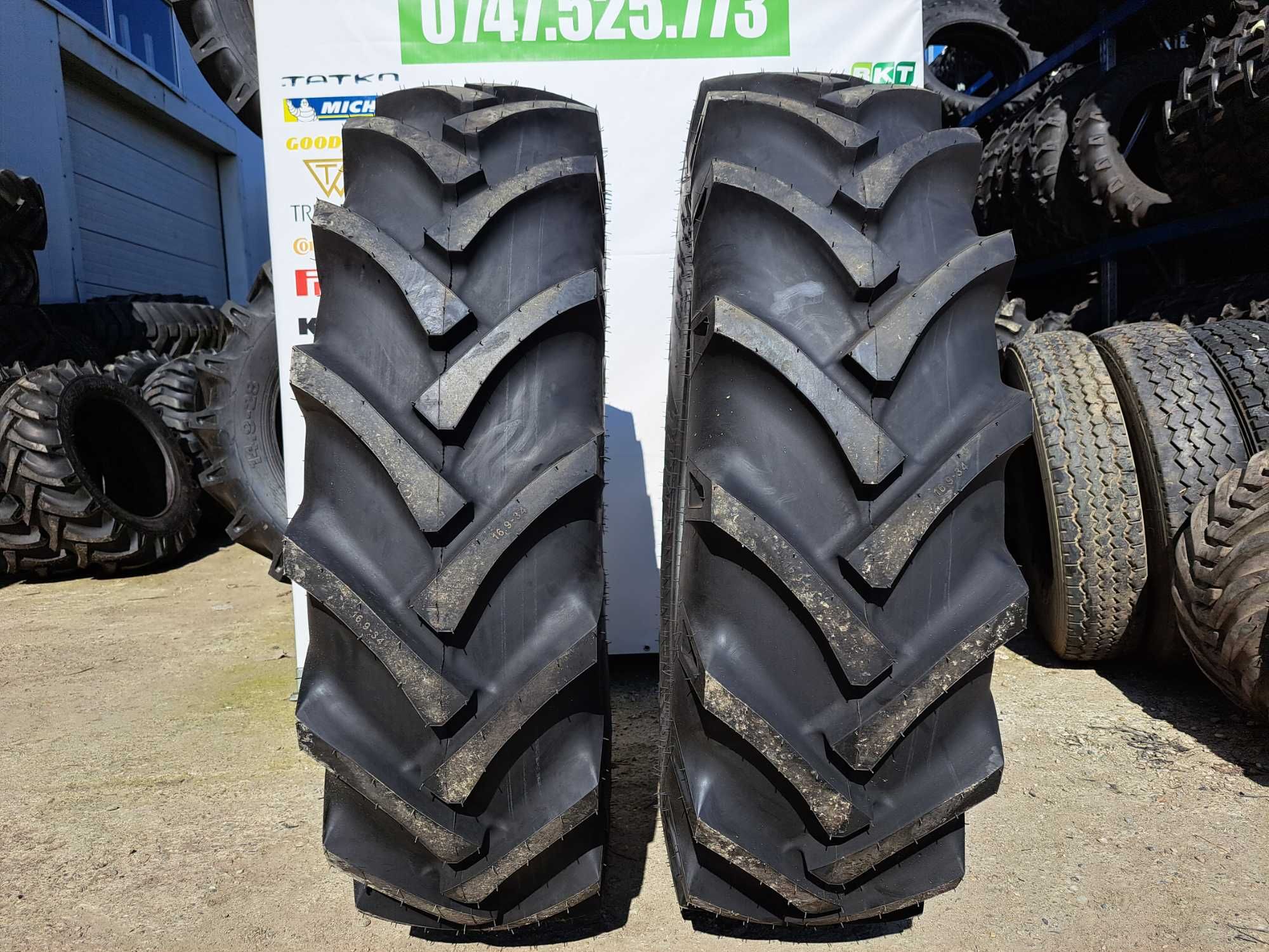 Cauciucuri pentru TRACTOR FIAT 16.9-34 marca MRL cu 14PR anvelope noi