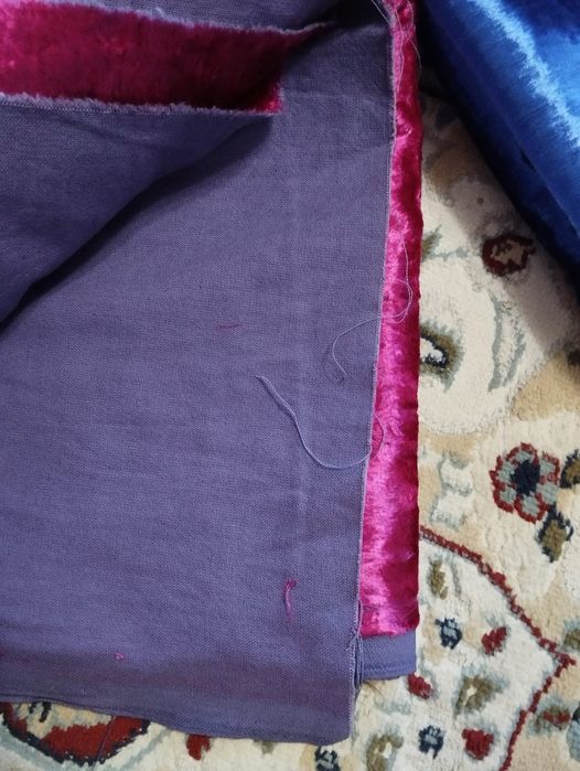 Ткань бархат плотная