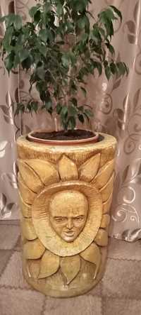 Напольная декоративная ваза ручной работы