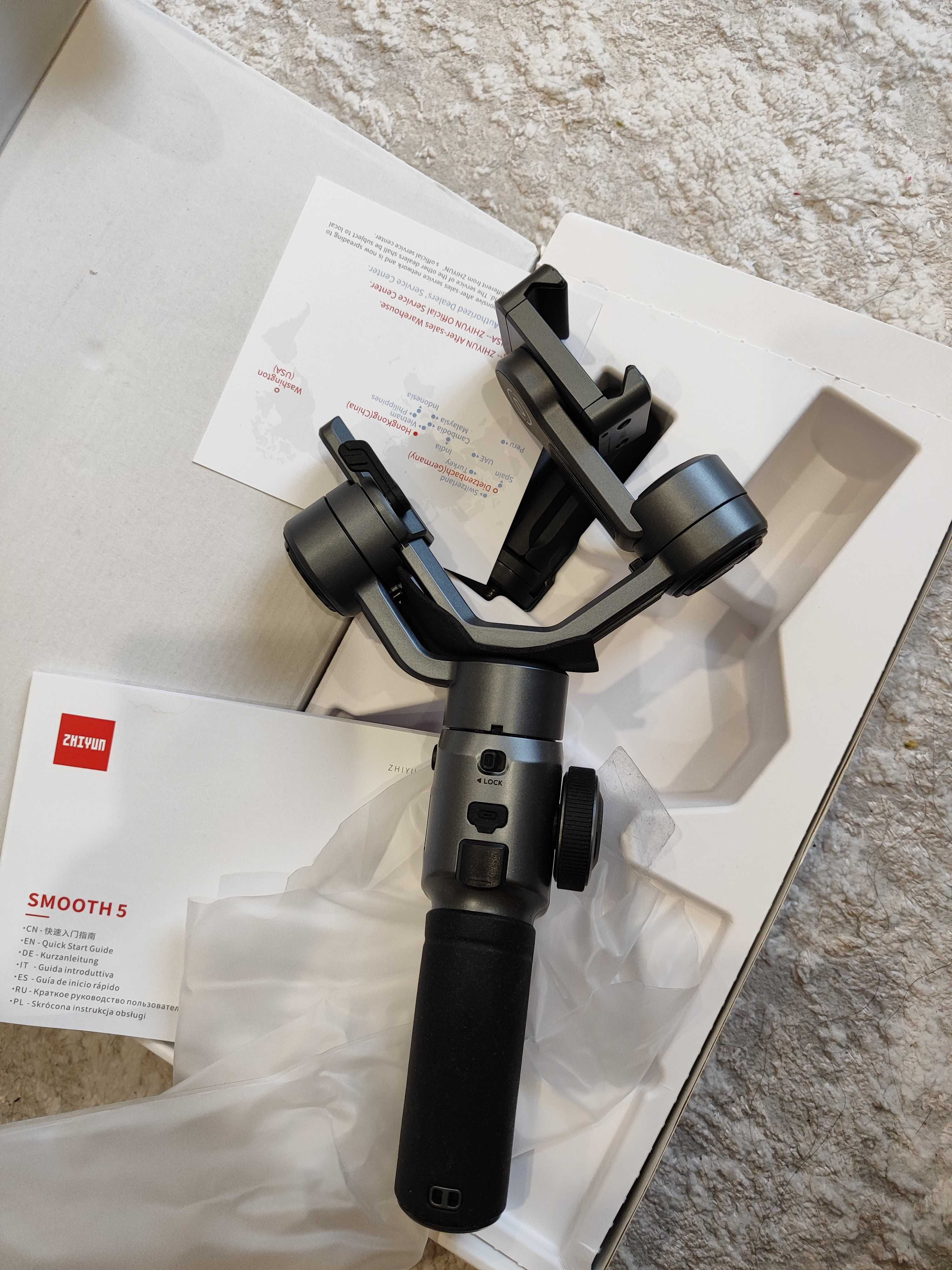 Стабилизатор стедикам Zhiyun smooth 5 как новый