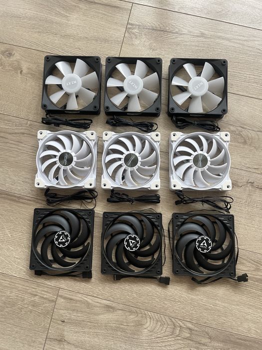 Ventilatoare PC Gaming Set NZXT Alpenfoehn Arctic ARGB PWM