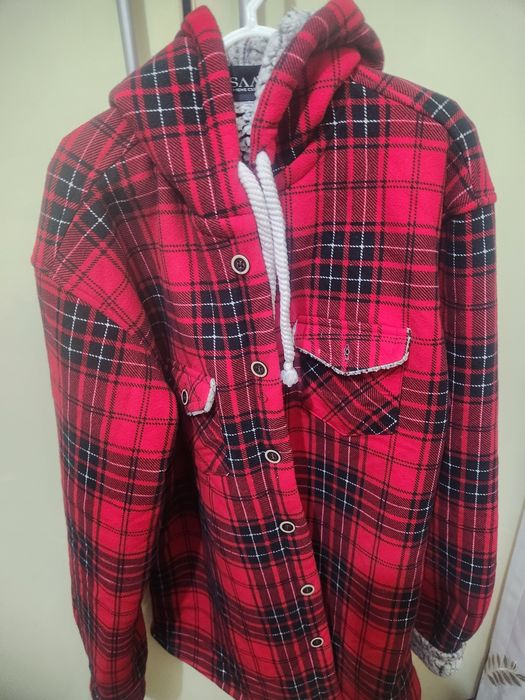 Теплая куртка с мехом